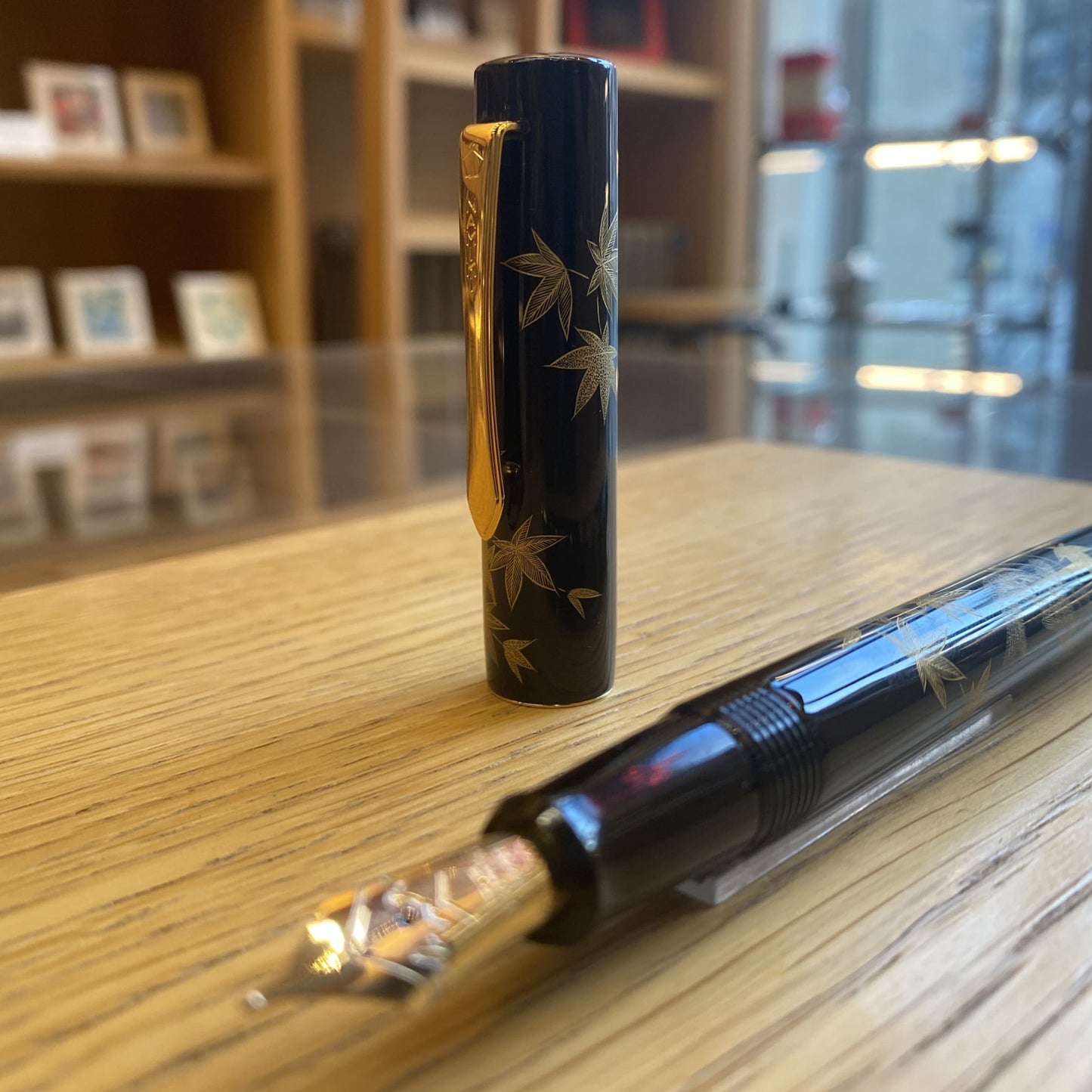 Fountain pen Namiki Chinkin - beauty of autumn leaves