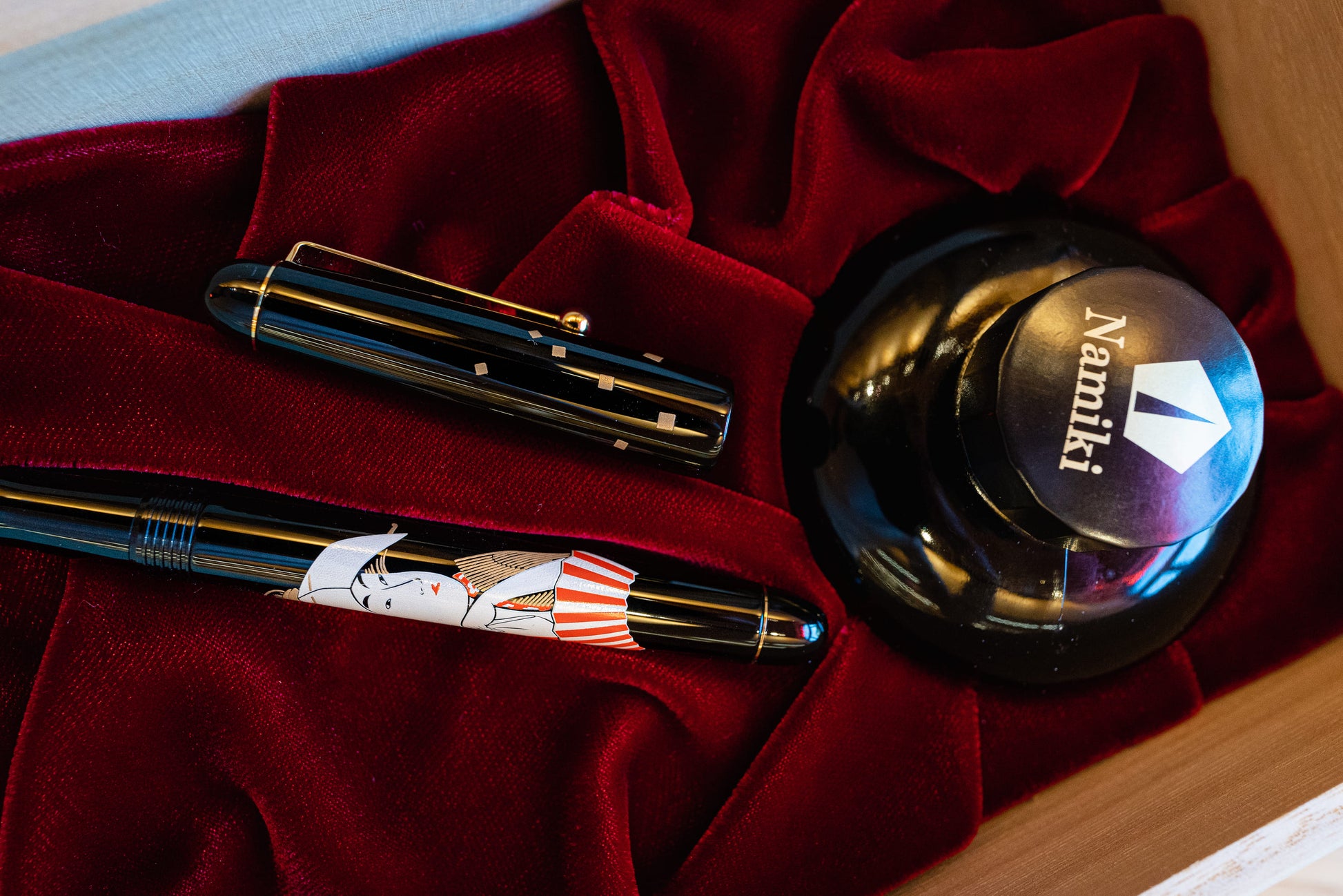 Foutain pen Namiki Tradition and ink bottle