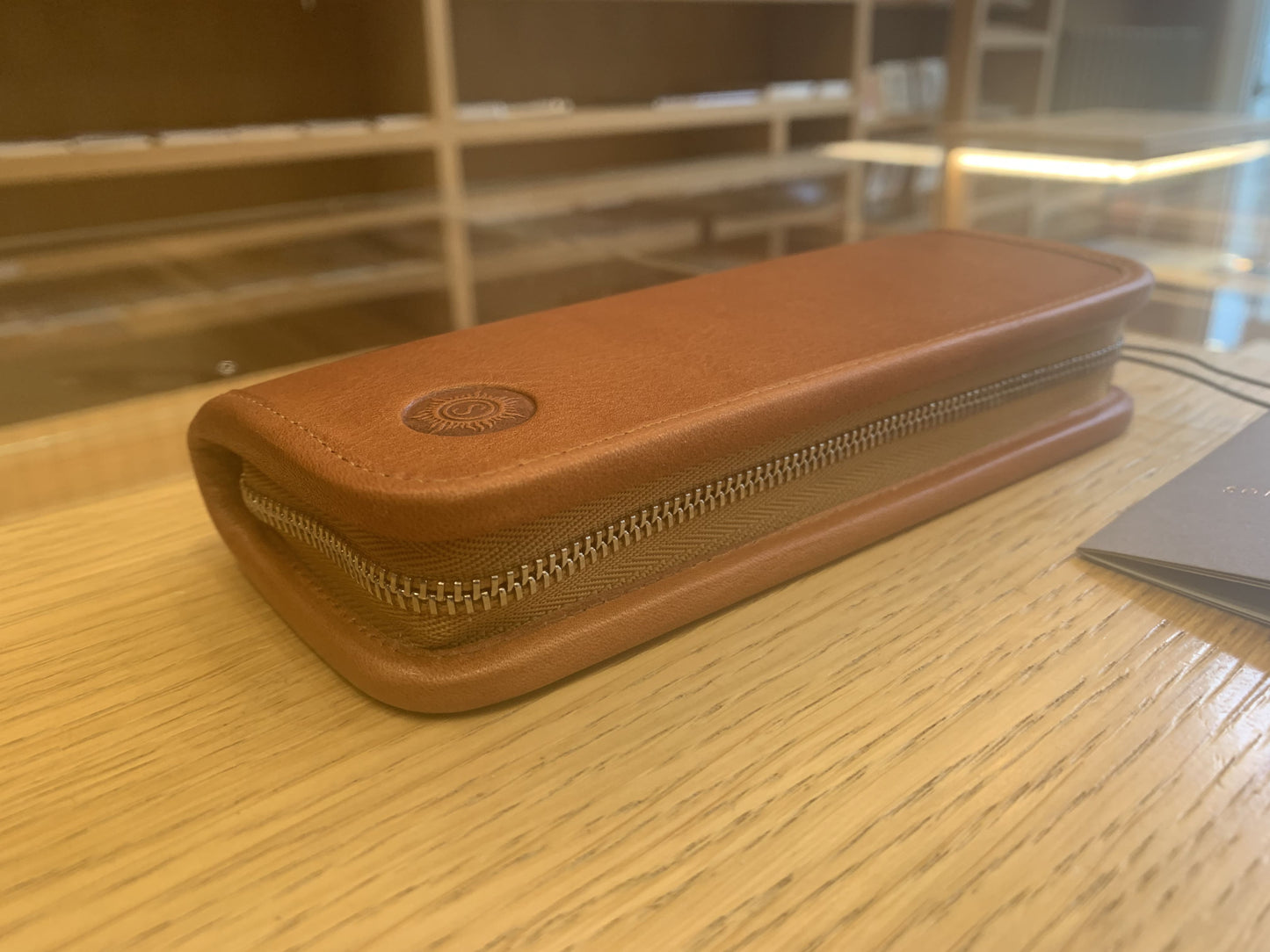 Mörike, leather pen case