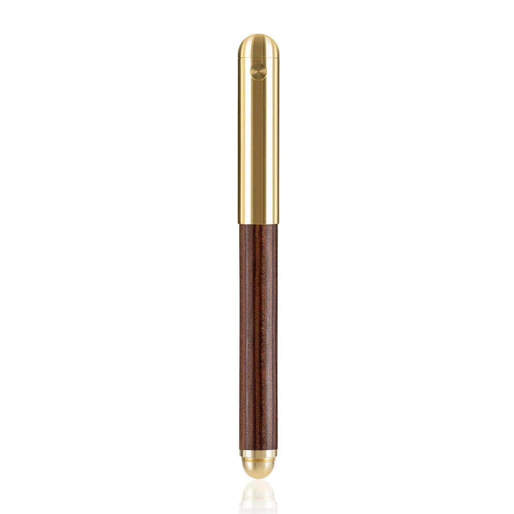 Luxury fountain pen e+m contract classique gold and larch made in Germany