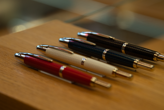 Luxury japanese fountain pens Pilot Capless graphite from top
