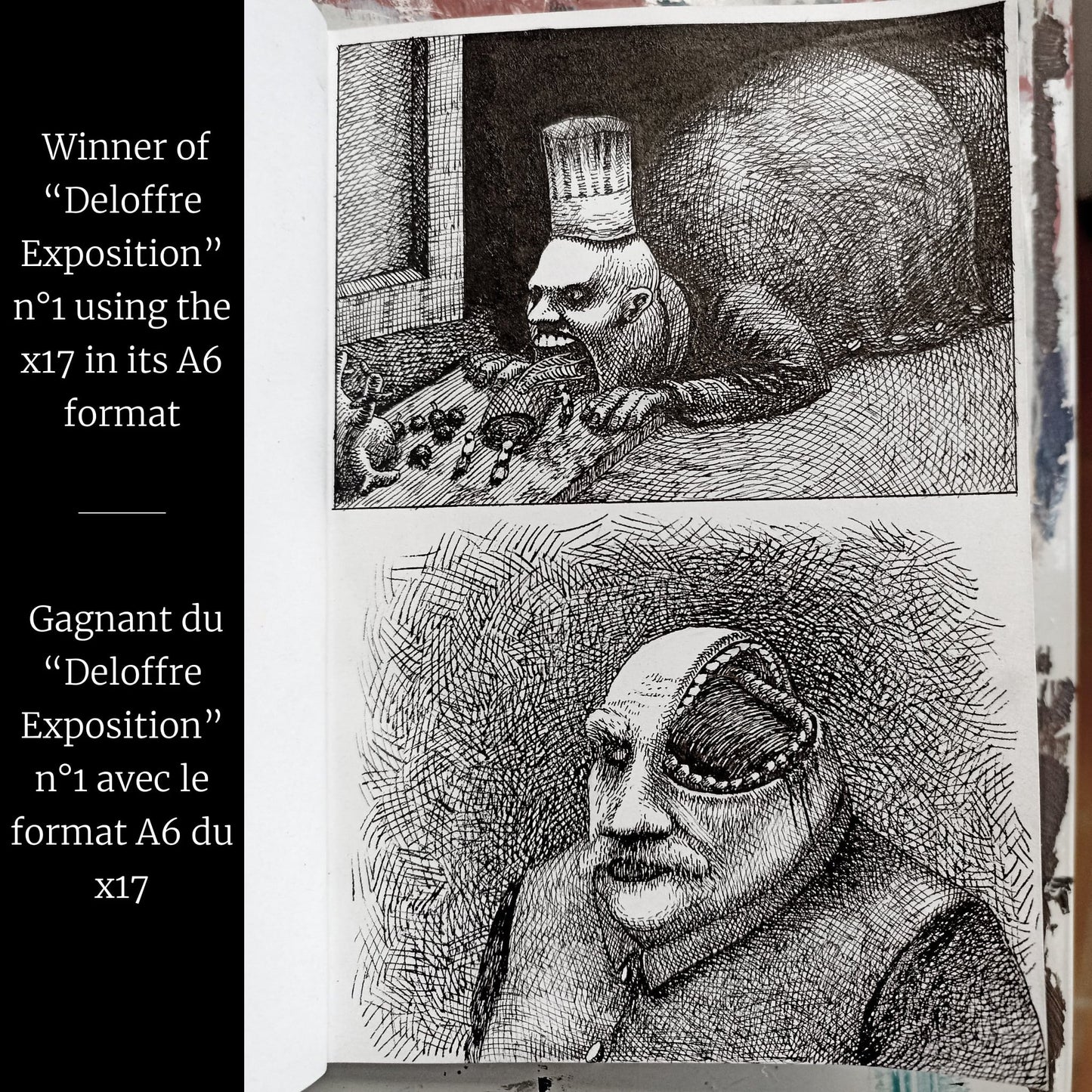 Winner of the "Deloffe Exposition" n°1 using the x17 in its A6 format