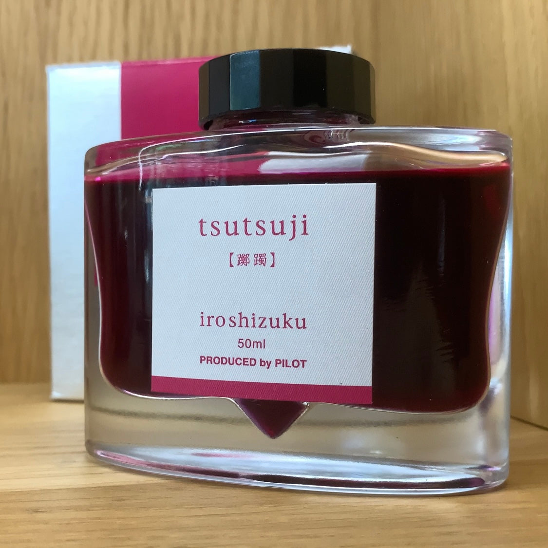 Iroshizuku ink bottle, 24 tints of 50ml